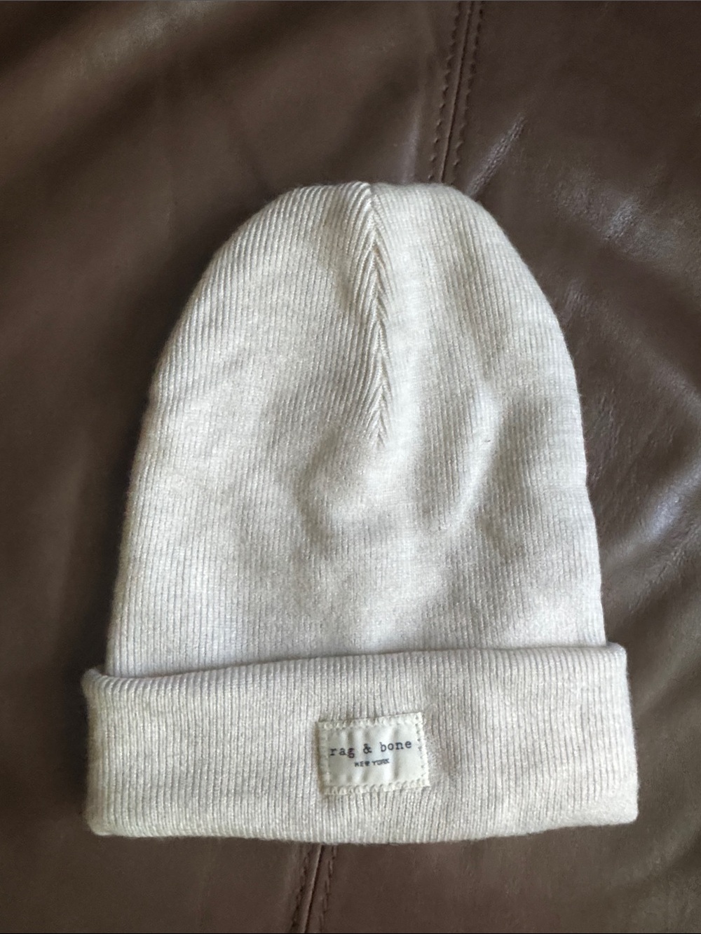 rag & bone Addison Knit Beanie in turtledove